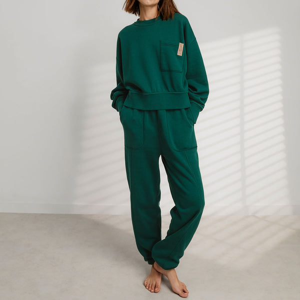 LON TWO SIDE SWEATS 梨花 Silksweats™ Midweight Reversible Seamed Jogger – Lunya