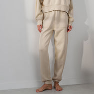 Lunya Loungewear Silksweats™ Midweight Reversible Seamed Jogger - #Waltzing Sand
