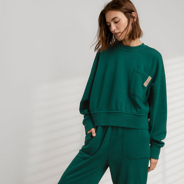 Silksweats™ Midweight Reversible Seamed Sweatshirt