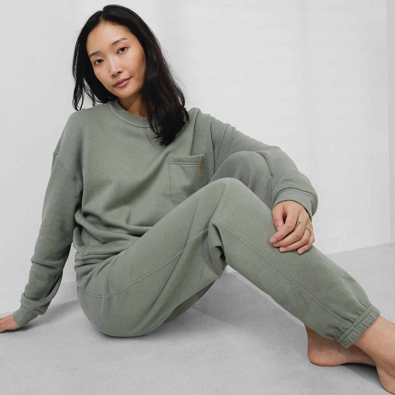 Silksweats Reversible Jogger - #Shaded Olive