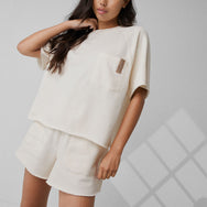 Silksweats Reversible Short Sleeve Sweatshirt - #Sway Birch