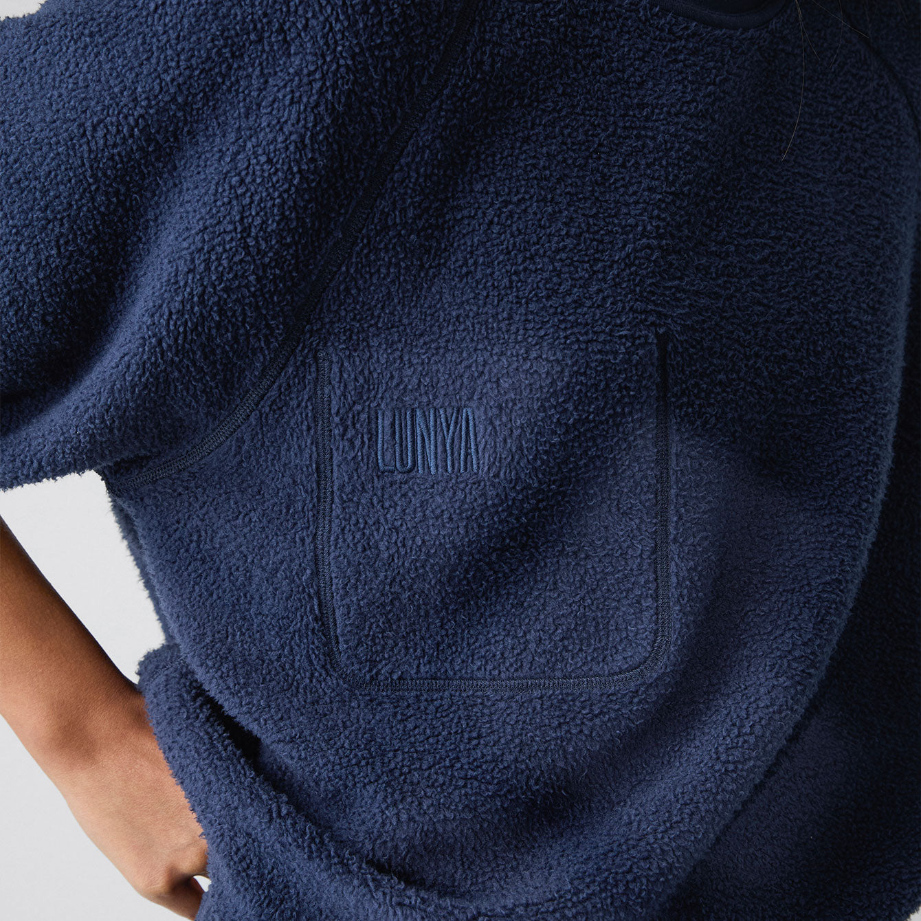 Silksweats Reversible Short Sleeve Sweatshirt - #Deep Blue