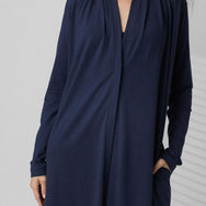 Slumberknit Maxi Robe - #Deep Blue