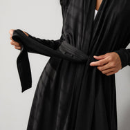 Lunya Pajamas Slumberknit™ Maxi Robe - #Immersed Black
