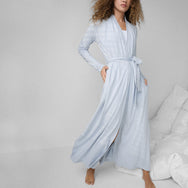 Slumberknit Maxi Robe - #Tranquil Blue