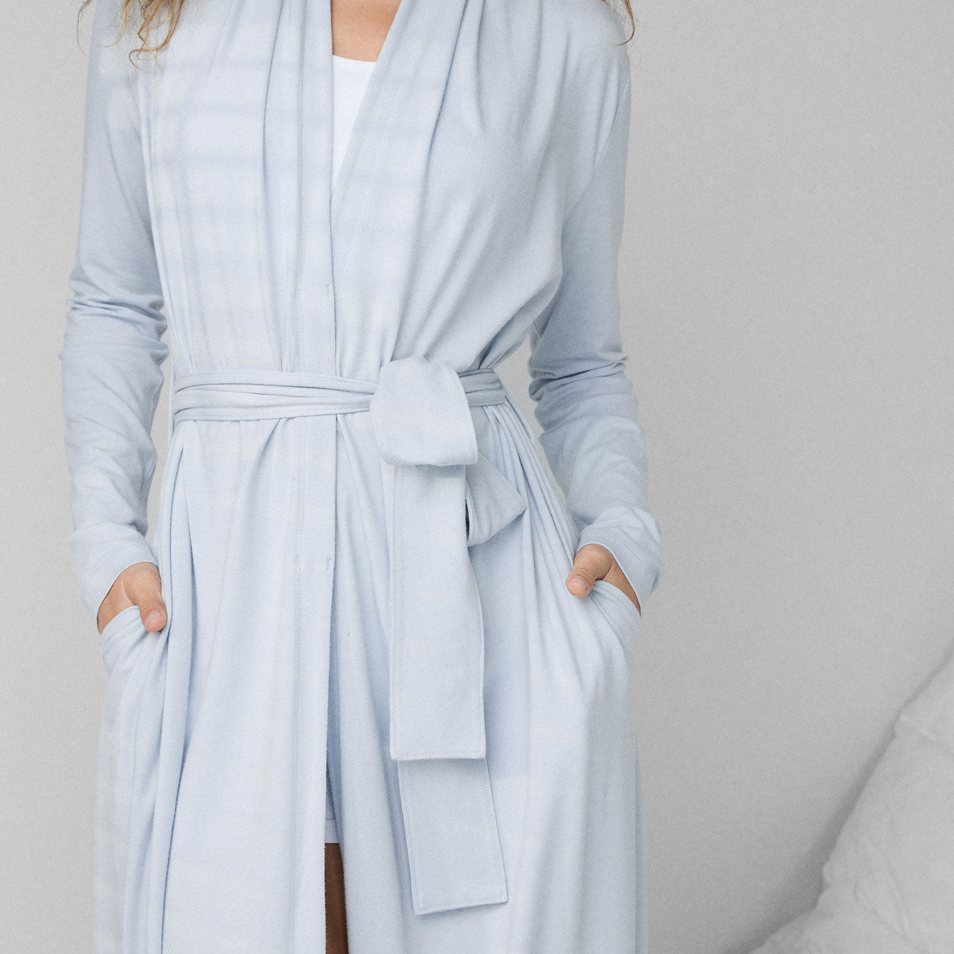 Slumberknit Maxi Robe - #Tranquil Blue