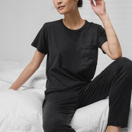 Slumberknit Tapered Pant Set - #Immersed Black-Immersed Black