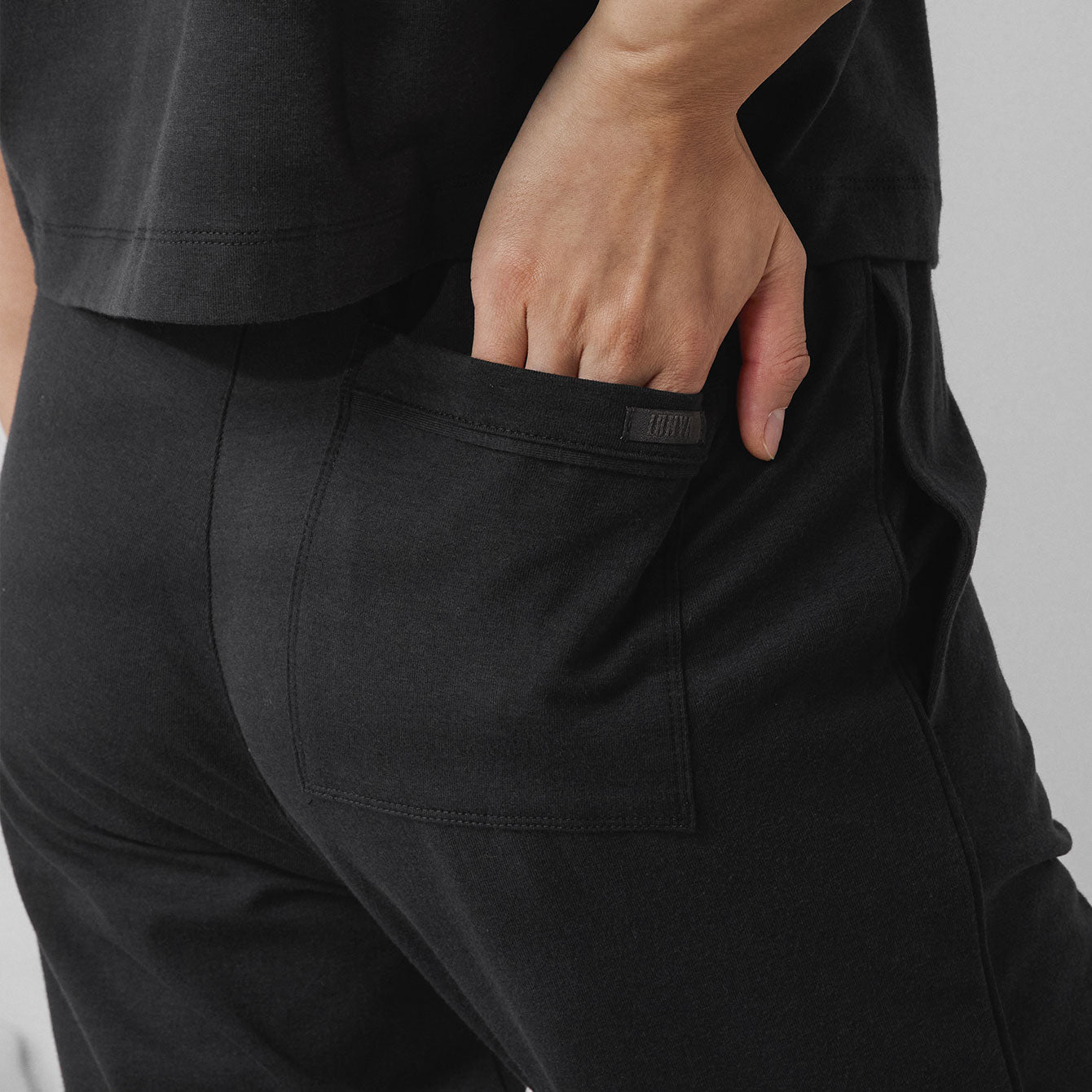 Slumberknit Tapered Pant Set - #Immersed Black-Immersed Black