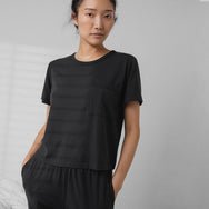 Slumberknit Tapered Pant Set - #Immersed Black-Immersed Black