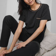 Slumberknit Tapered Pant Set - #Immersed Black-Hushed Tan