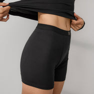 Lunya Soft Modal Rib Boyshort - #Immersed Black