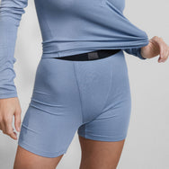 Soft Modal Rib Boyshort - #Pastoral Blue