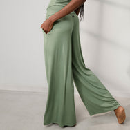 Lunya Loungwear Soft Modal Rib Fold Over Pant - #Verity Moss