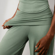 Lunya Loungwear Soft Modal Rib Fold Over Pant - #Verity Moss