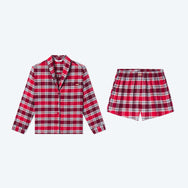 Lunya Pajamas The Spiked Marshmallow Kit - #Rustle Plaid