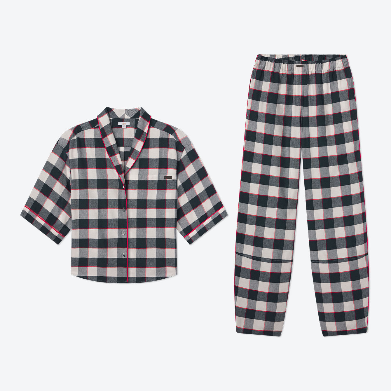 Lunya Pajamas The Cabin Crasher Kit - #Alpine Plaid