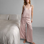 Lunya Pajamas Washable Silk Cami Pant Set - #Delicate Pink