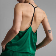 Lunya Pajamas Washable Silk Cami Pant Set - #Estuarine Green