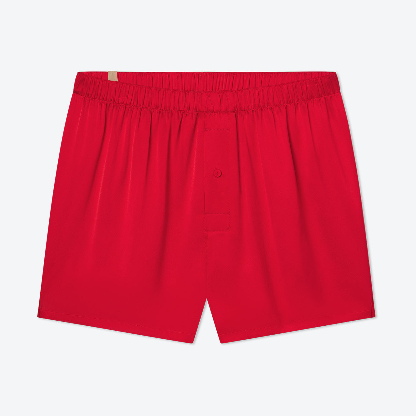 Lunya Men's Washable Silk Boxers - #Carmine Red