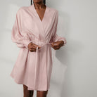 Lunya Pajamas - WASHABLE SILK ROBE #DELICATE PINK