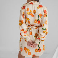 Washable Silk Robe - #Main Squeeze
