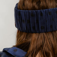 Lunya Pajamas Washable Silk Sleep Mask - #Blue Ellipsis