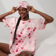Lunya Pajamas Washable Silk Sleep Mask - #California Poppy