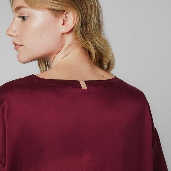 Washable Silk Tee Set