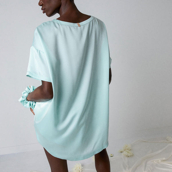 Washable Silk Tee Set