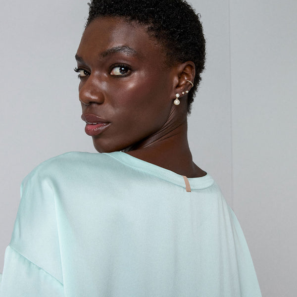 Washable Silk Tee Set