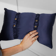 Washable Silk Travel Pillow - #Waning Night