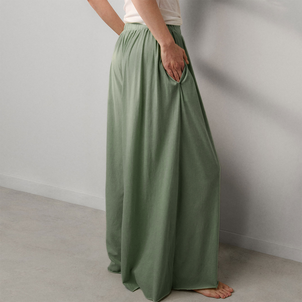 Organic Pima Wide Leg Pant