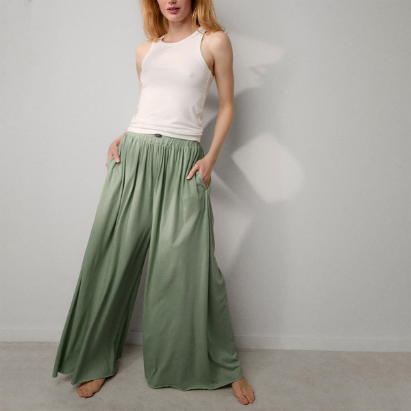 Organic Pima Wide Leg Pant