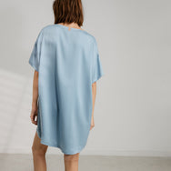 Waschbares Oversize-Schlafshirt aus Seide