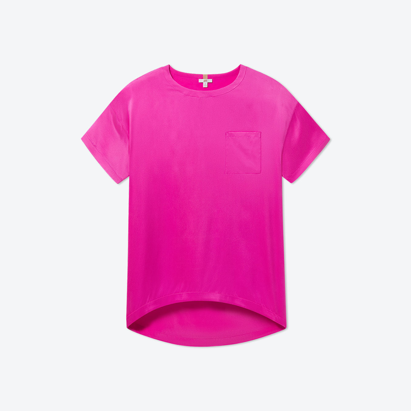 Lunya Pajamas Washable Silk Oversized Sleep Tee - #Caffeinated Pink