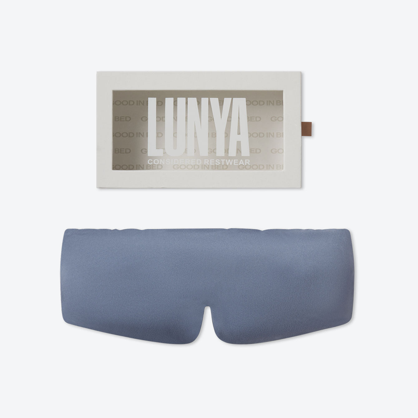 Lunya Pajamas Washable Silk Sleep Mask - #Pastoral Blue