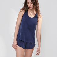 Lunya Washable Silk Set - #Deep Blue  Edit alt text