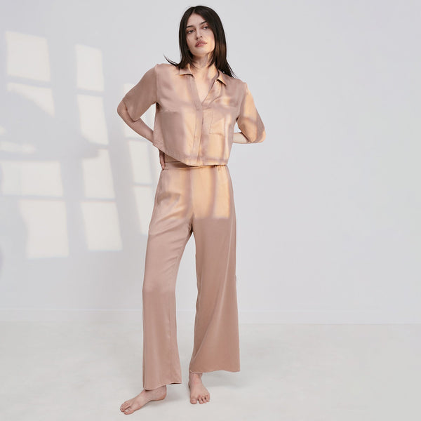 Lounge in Luxury with Washable Silk Pajamas from Lunya - Jeans and