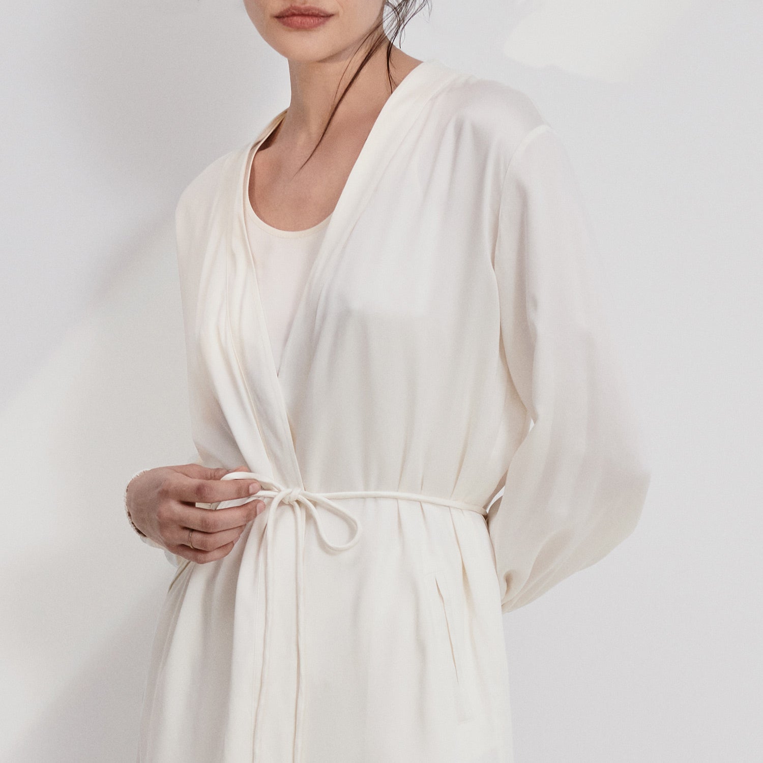 Washable Silk Long Robe – Lunya