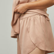  Lunya Sleepwear Washable Silk Set - #Otium Tan#Size:1X,2X@back