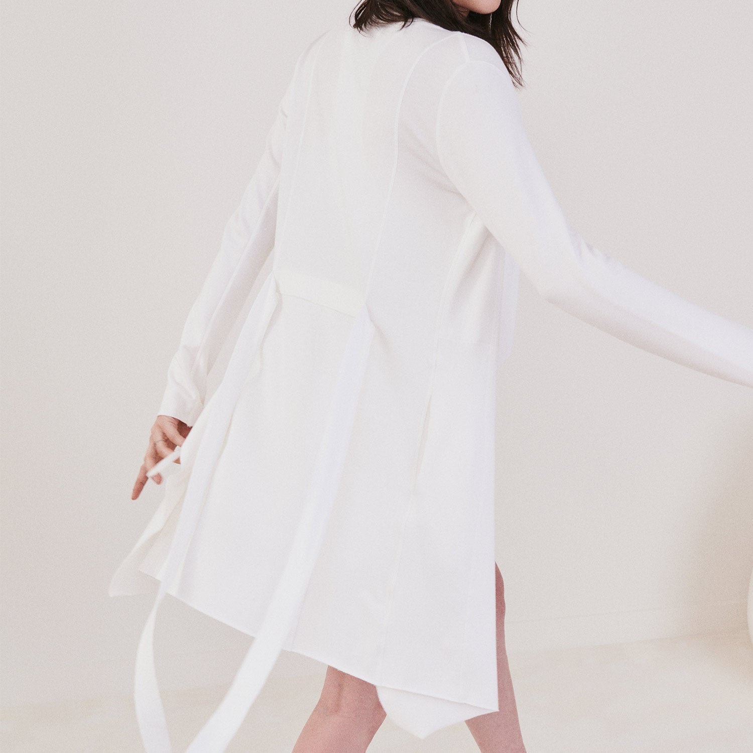 Lunya Sleepwear The Short Robe - #Sincere White
