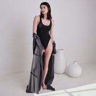 Lunya Soft Modal Rib Bodysuit - #Immersed Black