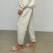 Lunya Sleepwear Double Faced Restore Pant - #Warm Beige