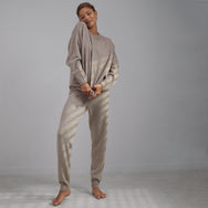 Lunya Cashmere Jogger - #Ceres Tan Marl