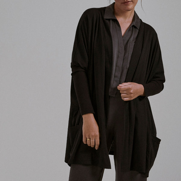Organic Pima Short Cardigan