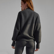Lunya Sleepwear Cozy Cotton Silk Pocket Henley - #Restful Grey Heather