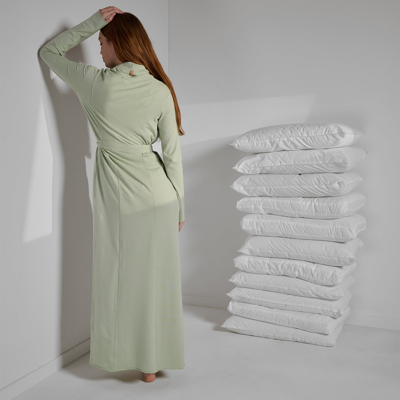 Lunya Sleepwear The Robe - #Ethereal Green