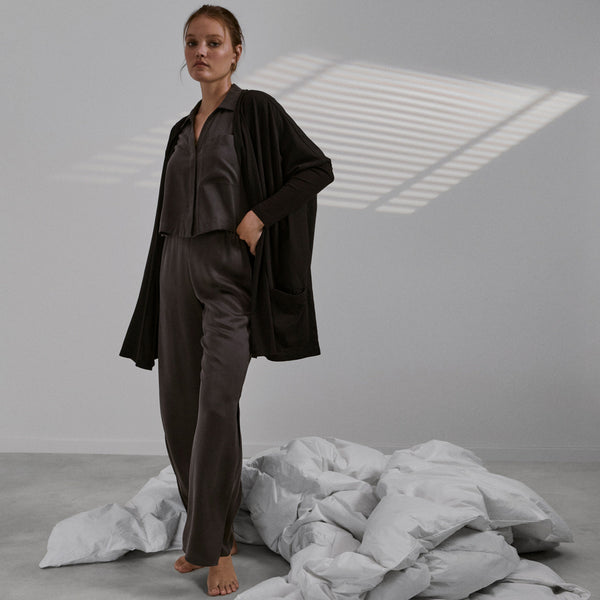 Organic Pima Short Cardigan