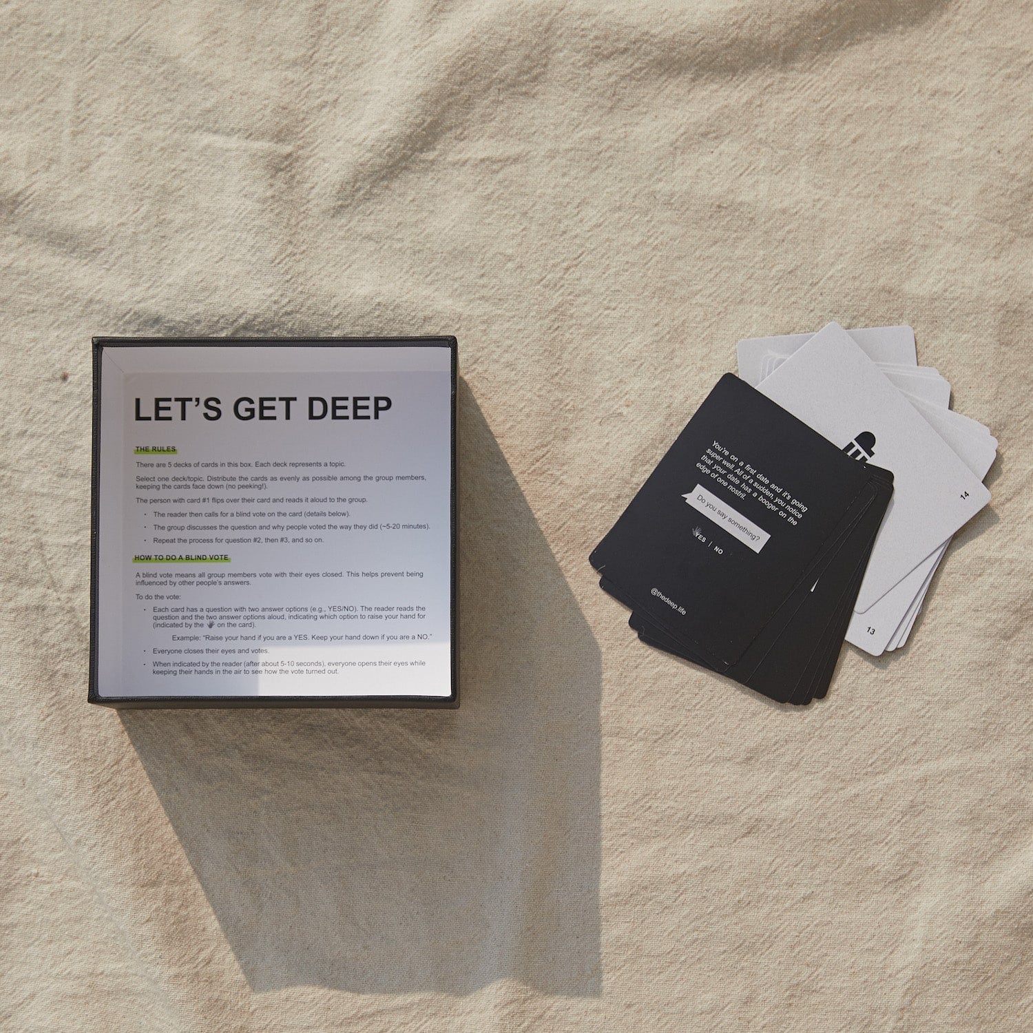 The Deep Card Game - #Black