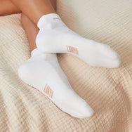 Lunya Pajamas - Organic Cotton Socks - #Sincere White